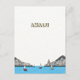 Amalfi Kust Italië Reizen Briefkaart