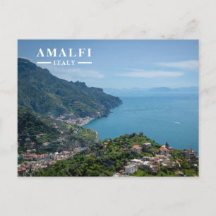 Amalfi-kust Italië Schitterend kustzicht  Feestdagenkaart