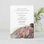 Amalfi kust Italië Uitnodiging tot weddenschappen  (Staand voorkant)