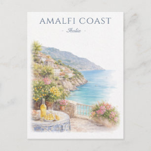 Amalfi Kust Italië Vakantie Reizen Briefkaart