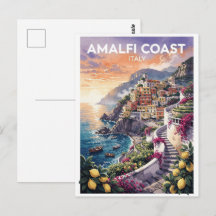 Amalfi-kust Italië Vintage Reis