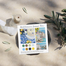 Amalfi-kust | Mediterraan Tegels Kleurenpalet