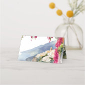 Amalfi-kust Mediterrane Italiaanse bruidsdouche Plaatskaartje (Achterkant)