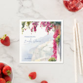 Amalfi-kust Mediterrane Italiaanse bruidsdouche Servet (Insitu)