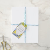 Amalfi-kust | Mediterrane Limocello Cadeaulabel (Met Touw)