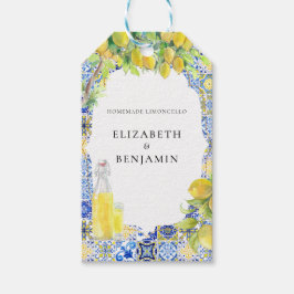 Amalfi-kust | Mediterrane Limocello Cadeaulabel
