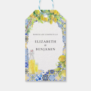 Amalfi-kust   Mediterrane Limocello Cadeaulabel