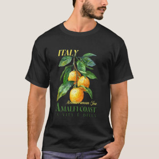 Amalfi-kust Middellandse Zee Vakantie Italiaanse S T-shirt