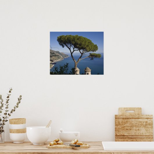 Amalfi kust, Ravello, Campanië, Italië Poster (Keuken)