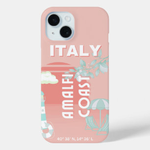 Amalfi kust, Reiskunst, Pastel iPhone 15 Case