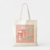 Amalfi kust, Reiskunst, Pastel Tote Bag (Achterkant)