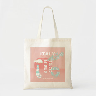 Amalfi kust, Reiskunst, Pastel Tote Bag