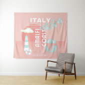 Amalfi kust, Reiskunst, Pastel Wandkleed (In Situ (horizontaal))