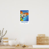 Amalfi-kust Reisposter Poster (Keuken)