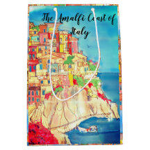 Amalfi-kust van Italië cadeautas door Kunstenaar