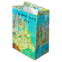 Amalfi-kust van Italië cadeautaset door kunstenaar