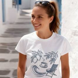 Amalfi Kust Zomer T-shirt