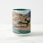 Amalfi Kust Zonsondergang Persoonlijke Mok (Midden)