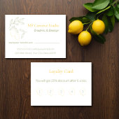 Amalfi Lemon Chic Aanbevelingskaartje