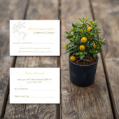 Amalfi Lemon Chic Aanbevelingskaartje