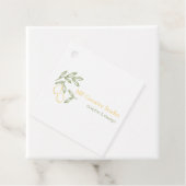 Amalfi Lemon Chic Bedankjes Labels (In situ)