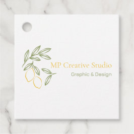 Amalfi Lemon Chic Bedankjes Labels