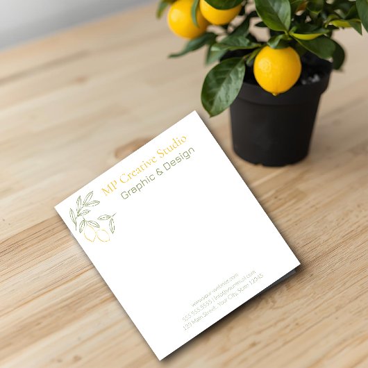 Amalfi Lemon Chic Notitieblok