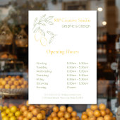 Amalfi Lemon Chic Raamsticker