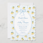 Amalfi Lemon en Bow Vrijgezellenfeest Kaart (Voorkant)