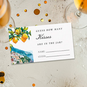 Amalfi Lemon Hoeveel Kussen Vrijgezellenfeest Informatiekaartje