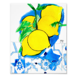 Amalfi Lemons II Foto Afdruk