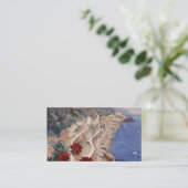 Amalfi Napoli Italië  Italiaans reisbureau Visitekaartje (Staand voorkant)