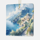 Amalfi Positano Romantisch Reizen Jubileum Cadeau Keramisch Ornament (Links)