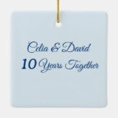 Amalfi Positano Romantisch Reizen Jubileum Cadeau Keramisch Ornament (Achterkant)