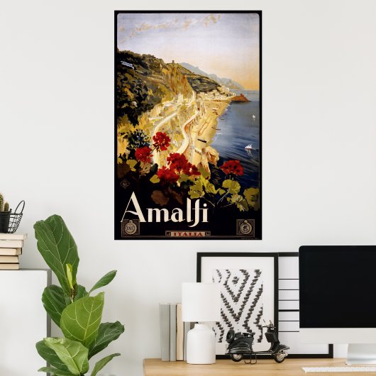 Amalfi Poster (Thuiskantoor)