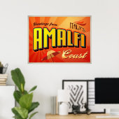 AMALFI-poster Poster (Thuiskantoor)