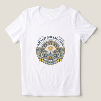 Amalfi Social Club Mediterrane Vlucht Tri-Blend Shirt