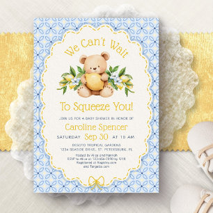 Amalfi Squeeze You Lemon Baby Shower Uitnodiging