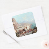 Amalfi-stickers van Unterberger Vierkante Sticker (Envelop)