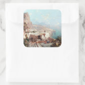 Amalfi-stickers van Unterberger Vierkante Sticker (Tas)