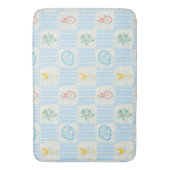 Amalfi stijl naadloos patroon badmat (Voorkant Verticaal)