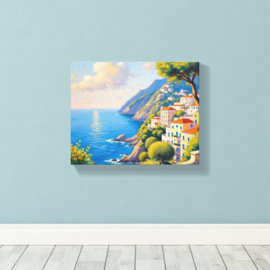 Amalfi Sunrise Canvas (Insitu (Houten vloer))