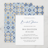 Amalfi Tegel Mediterranean Summer Vrijgezellenfees Kaart (Voorkant / Achterkant)