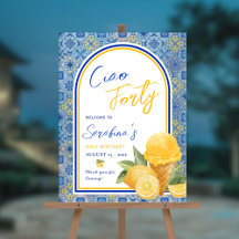 Amalfi Tegels Italiaans 40ste verjaardagsfeest