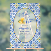 Amalfi Tegels Italiaans Vrijgezellenfeest Acryl Bord (Neutraal)