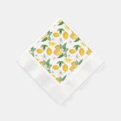 Amalfi Thema Lemon Party Papier servet (Hoek)