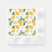 Amalfi Thema Lemon Party Papier servet (Voorkant)