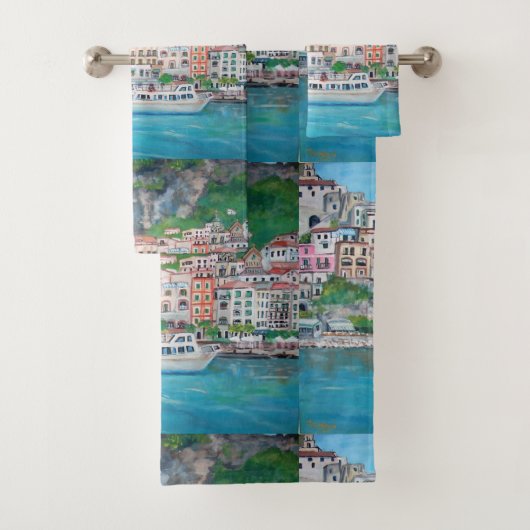 Amalfi, Towel Bad Handdoek (Insitu)