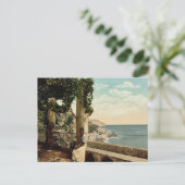 Amalfi uit de Capuccini, Napels, klassiek in Itali Briefkaart (Staand voorkant)