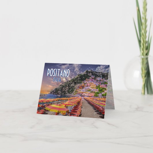 Amalfi van de Huizen van de Klip van Italië van Kaart (Voorkant)